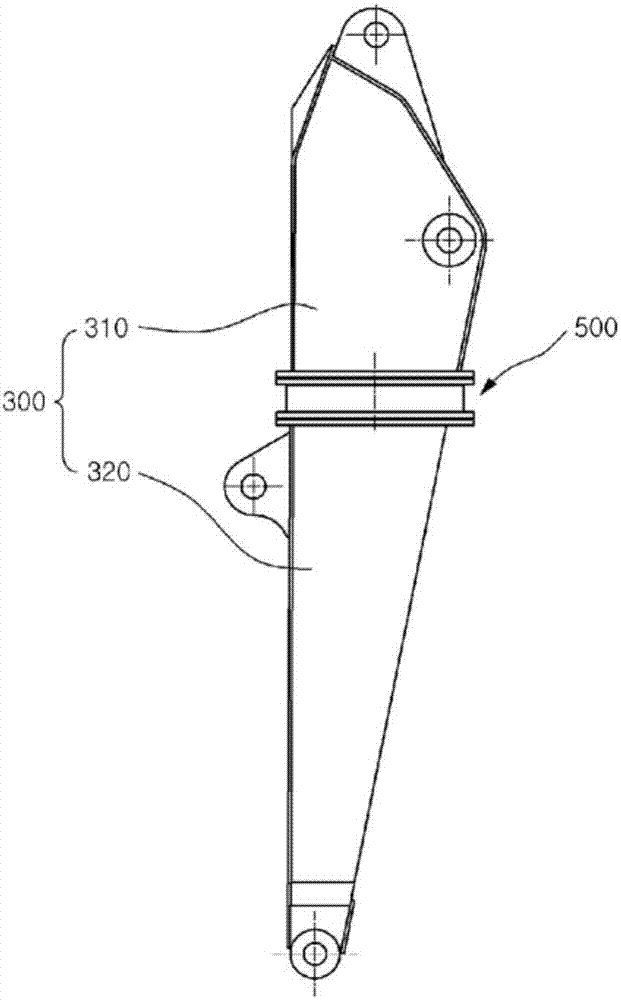 Excavator Arm Having Rotation Device