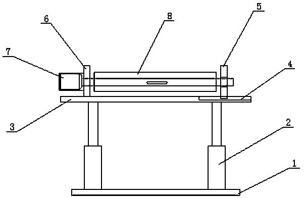 Cutting device of non-woven fabric