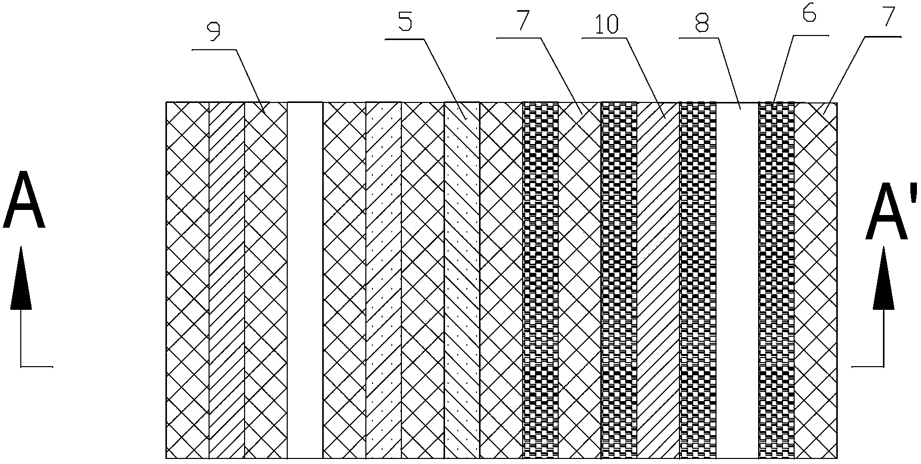 Horizontal moderately thick mine body compartment type filling mining method