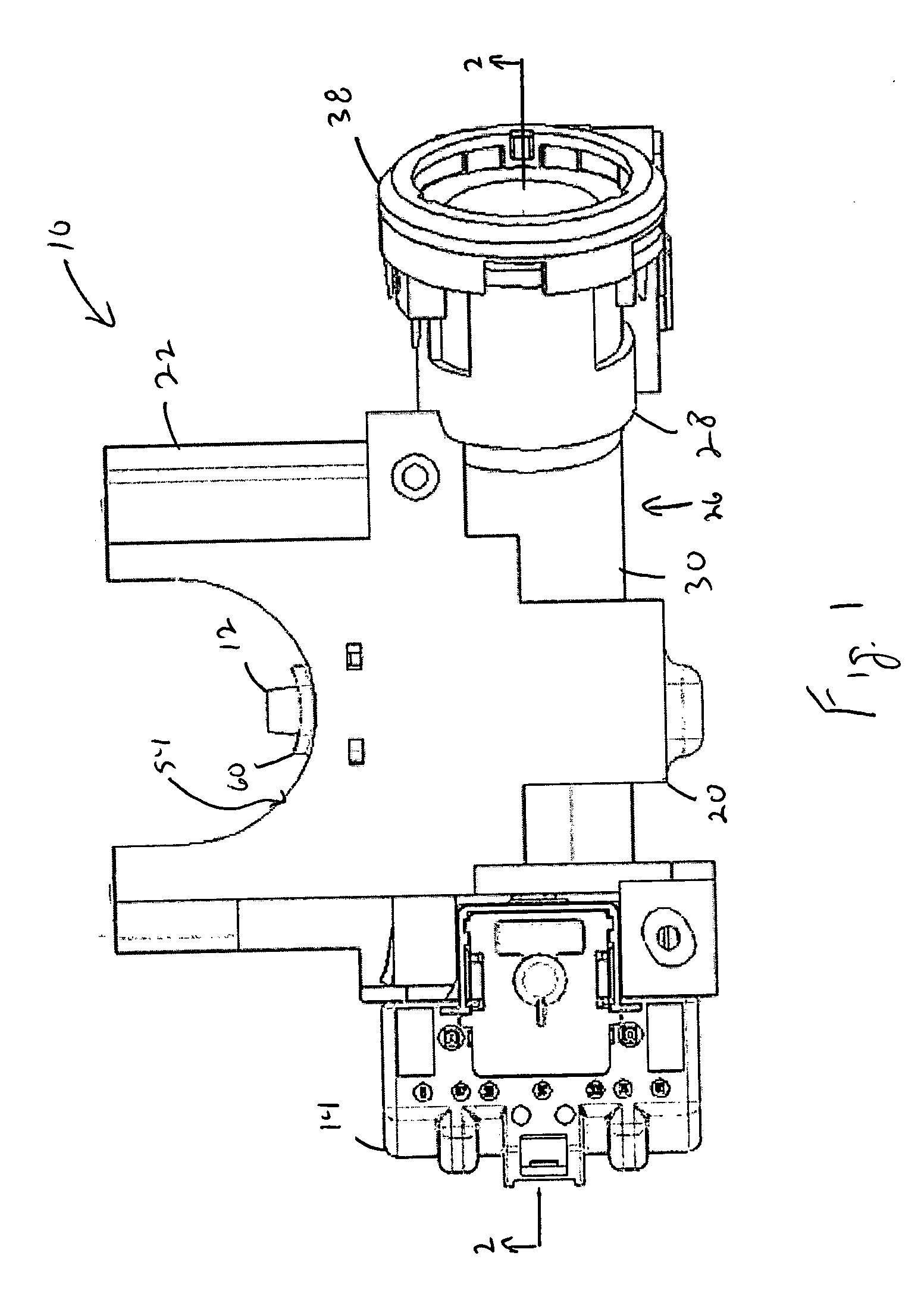Non-linear steering lock assembly