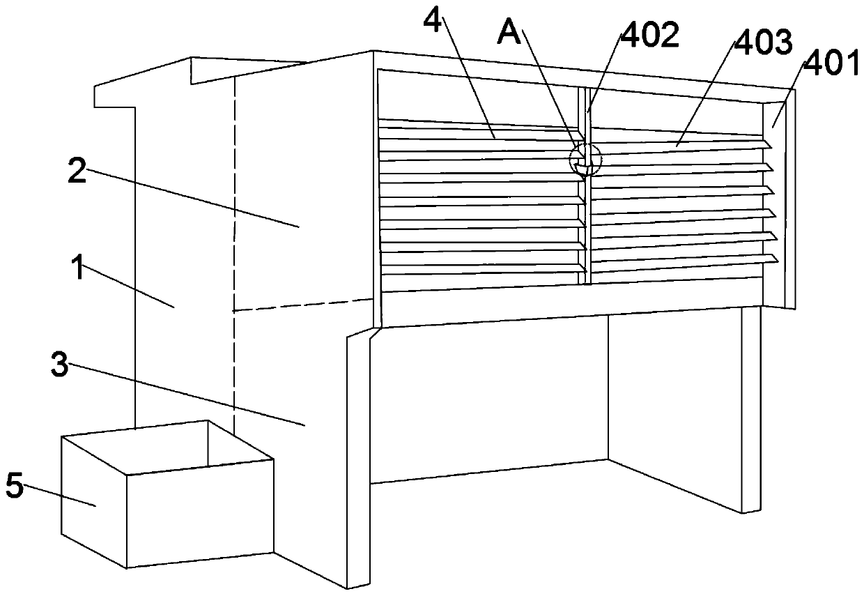 Fire house with rain-proof function