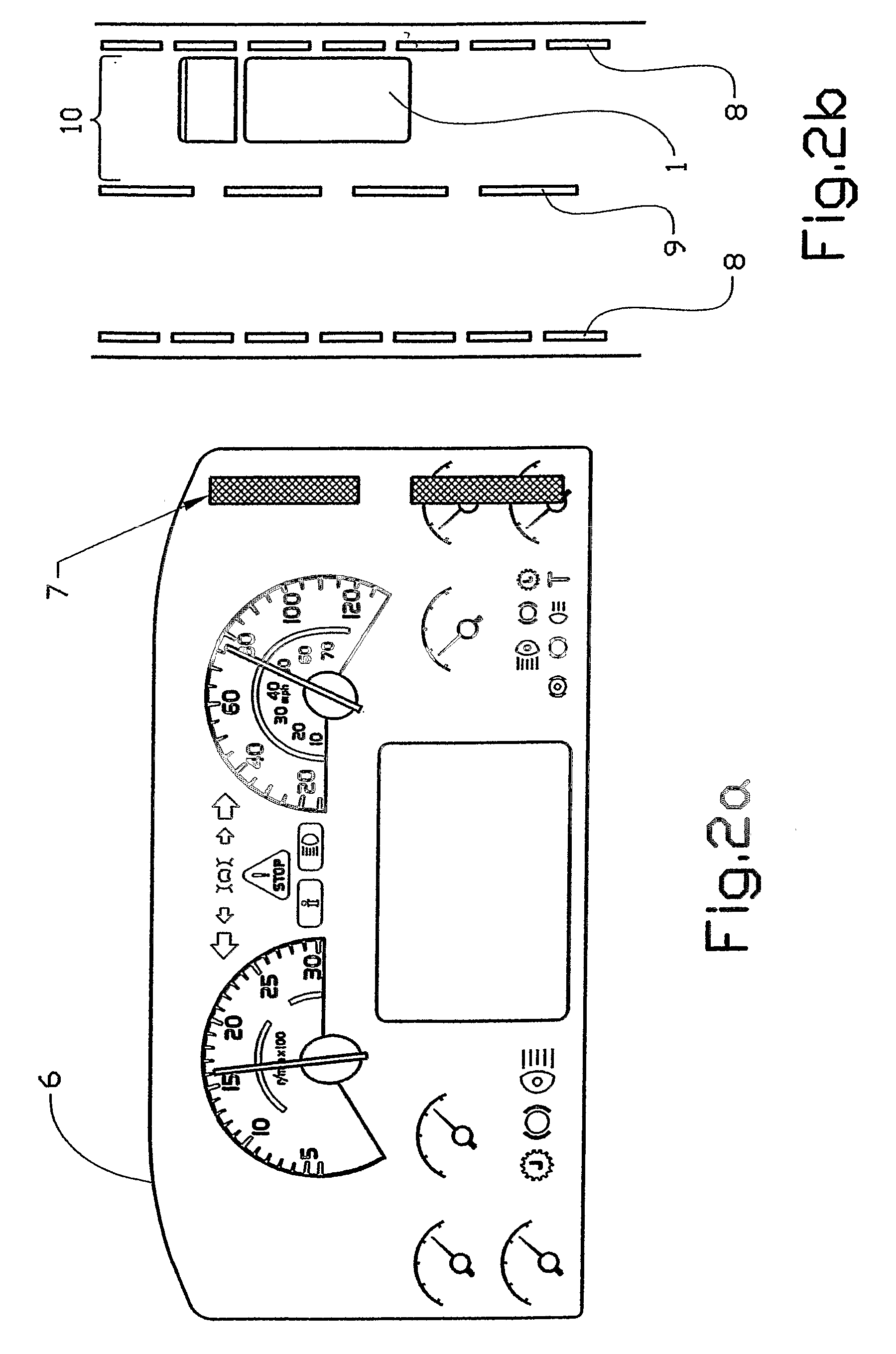 Apparatus and method for alerting a driver when a vehicle departs from a predefined driving area in a lane