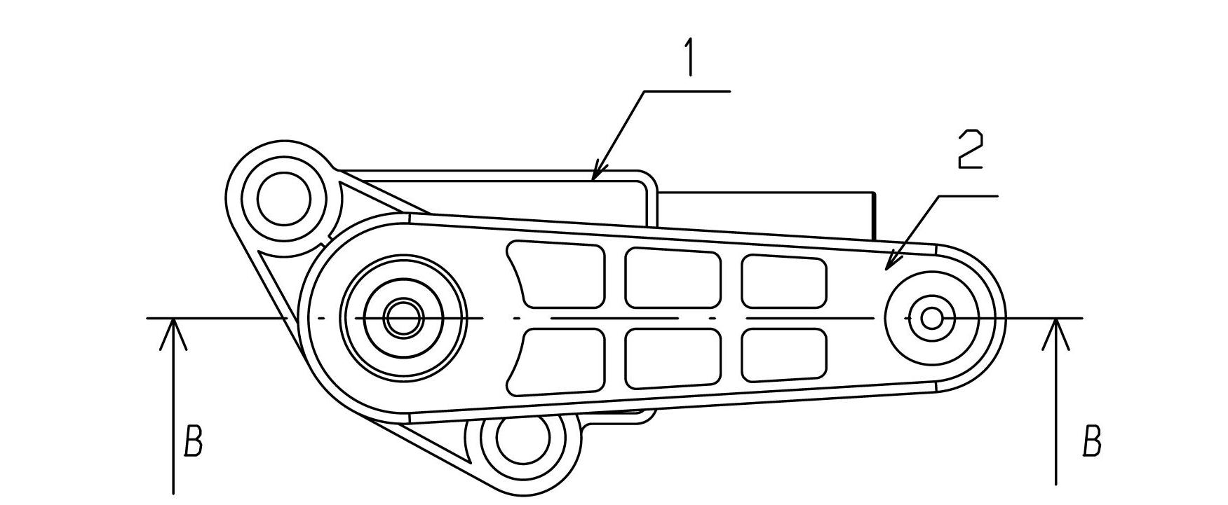 Vehicle chassis height sensor