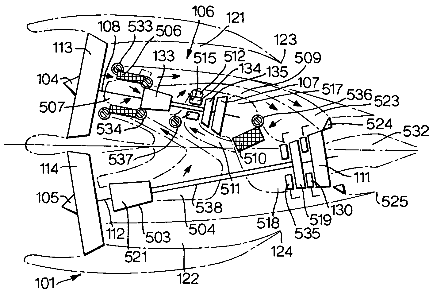 Turbofan arrangement