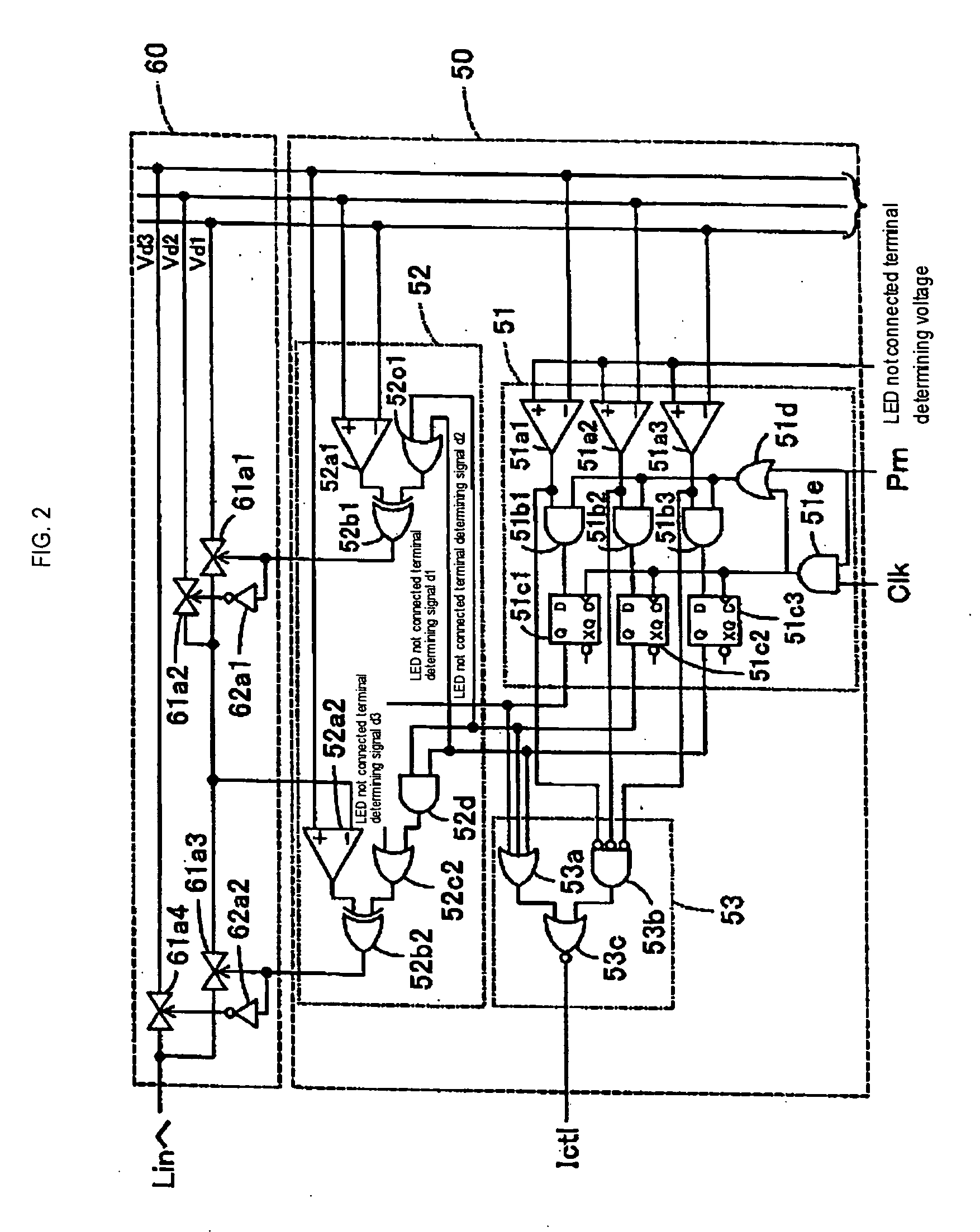 LED-switching controller and LED-switching control method