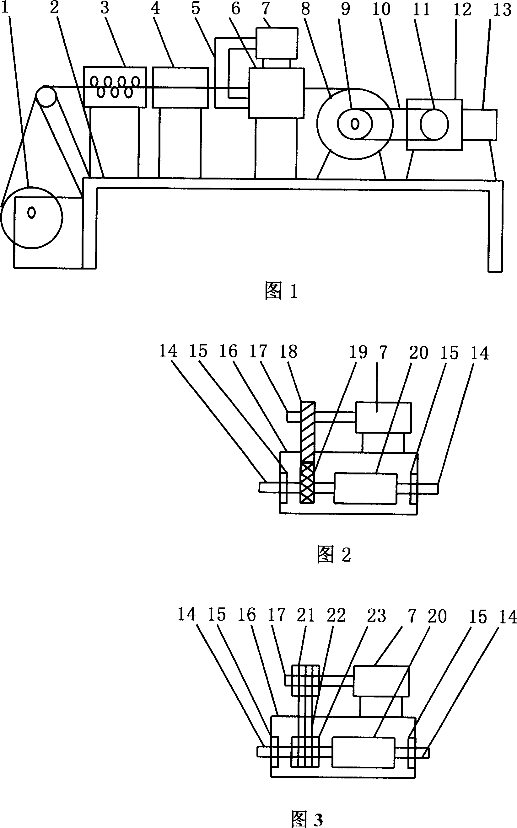 Drawbench for carbon steel metal material