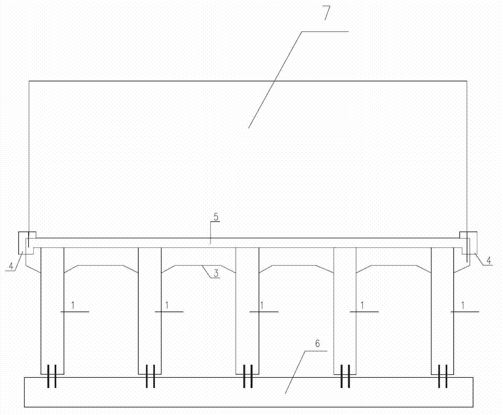 Base structure of coke oven