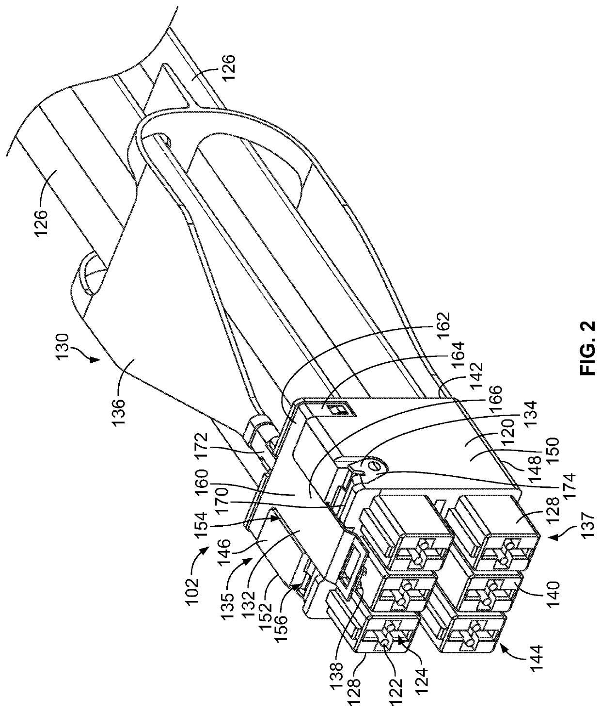 Pull tab for a plug connector