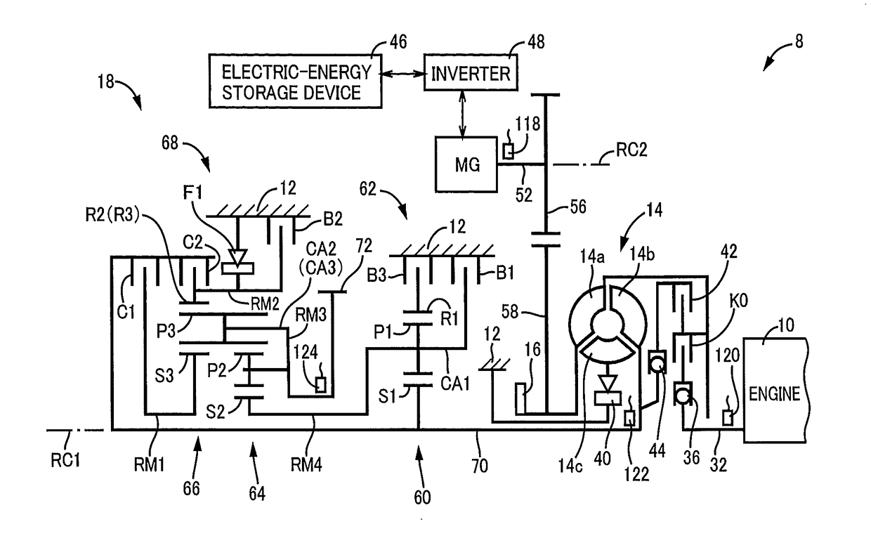 Control apparatus for vehicular drive system