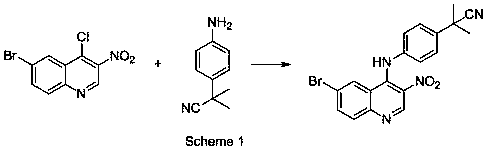 A kind of preparation method of antineoplastic drug nvp-bez235 intermediate