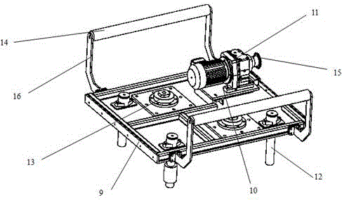 Full-automatic lifting type transferring machine