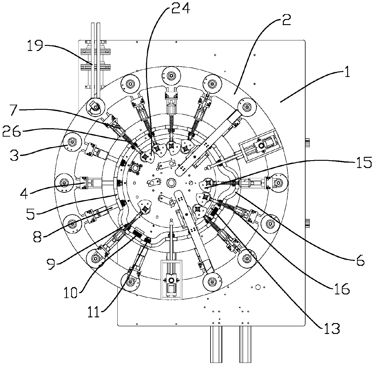 A high-speed assembly machine with transfer fixture