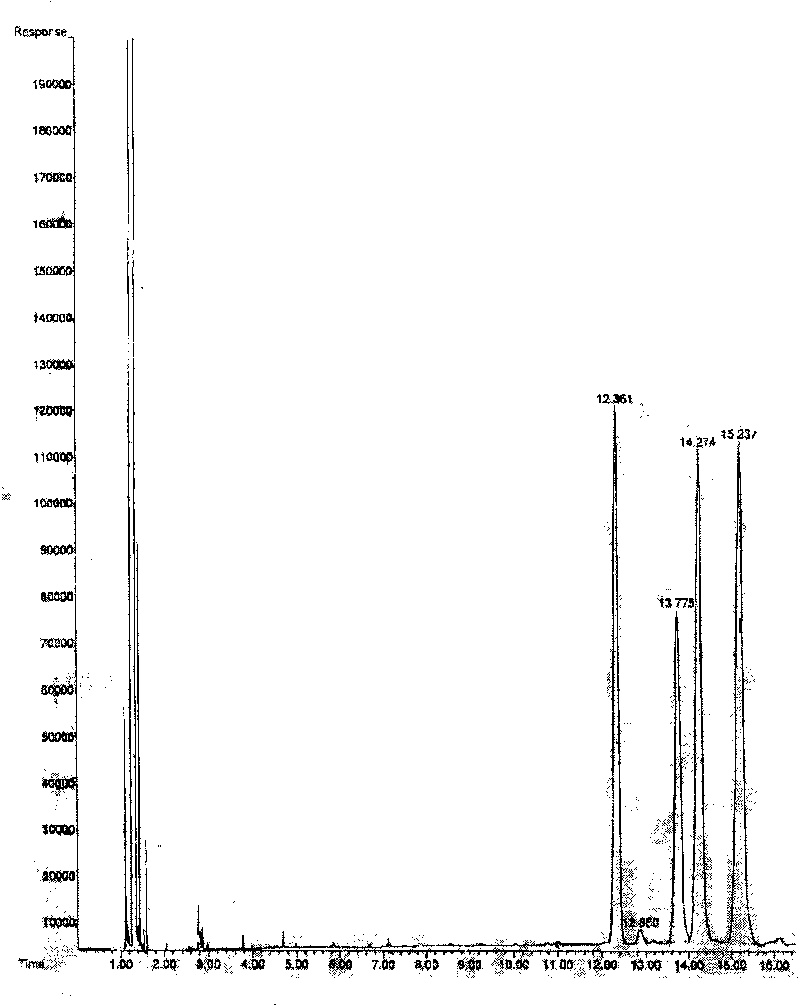 Method for extracting natural phytosterin from residual oil of vegetable fat deodorizing distillate