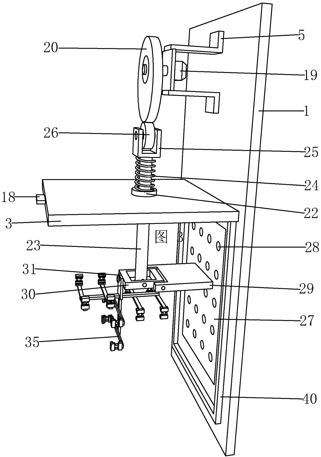 Cleaning device for production of brake pad and cleaning method