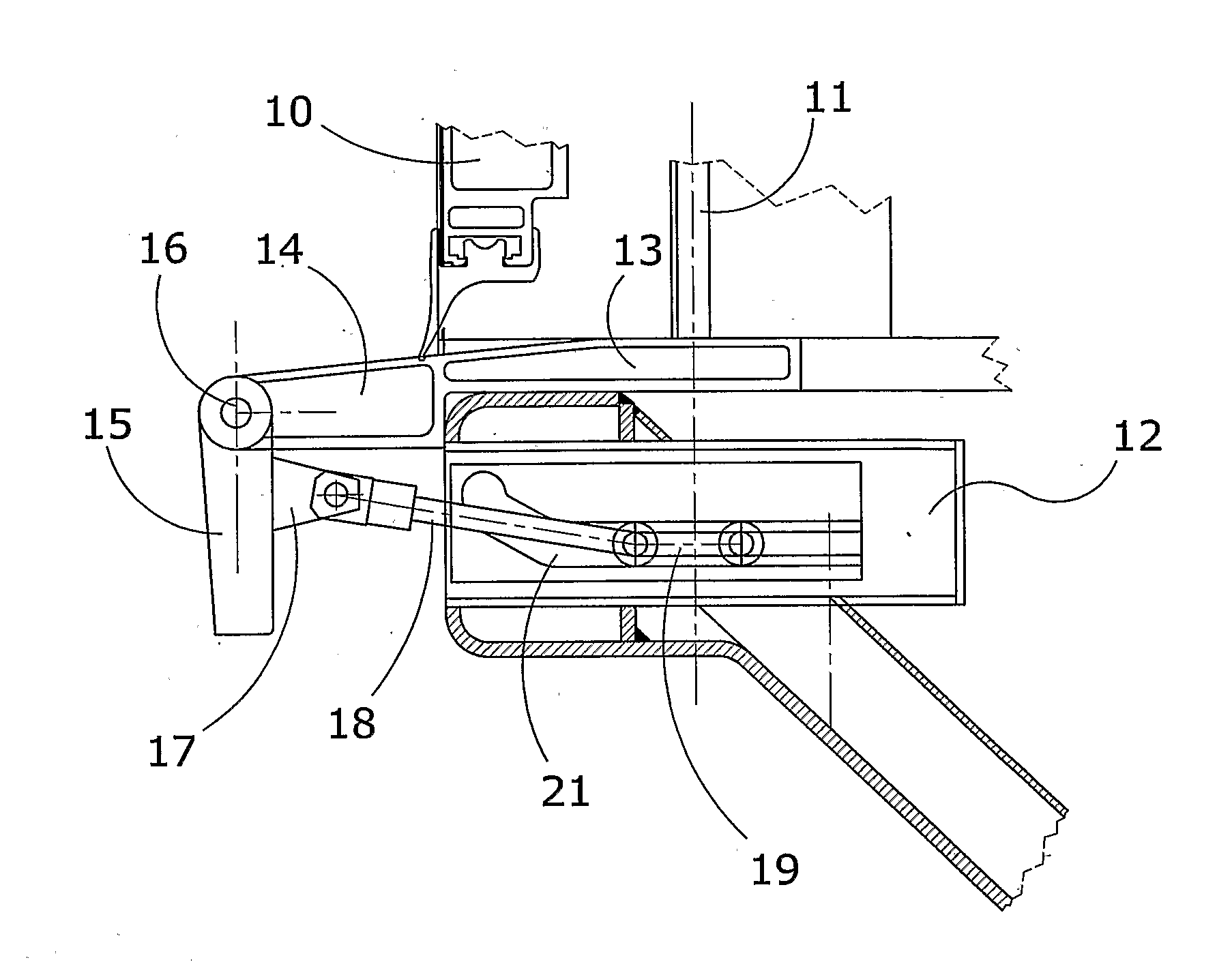 Automatic lock for a mobile step mechanically connected to a door in particular for a railway coach