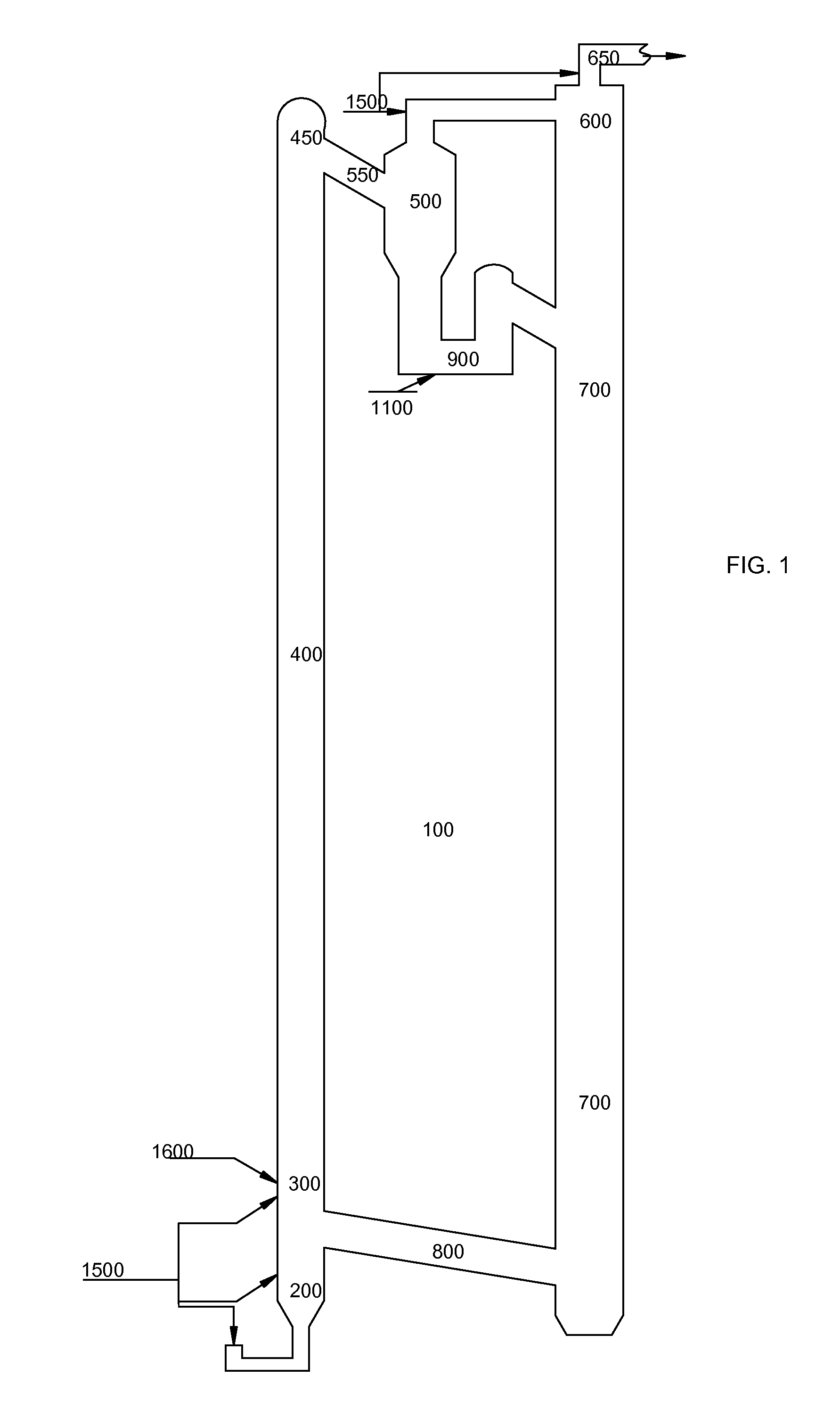 Apparatus, components and operating methods for circulating fluidized bed transport gasifiers and reactors