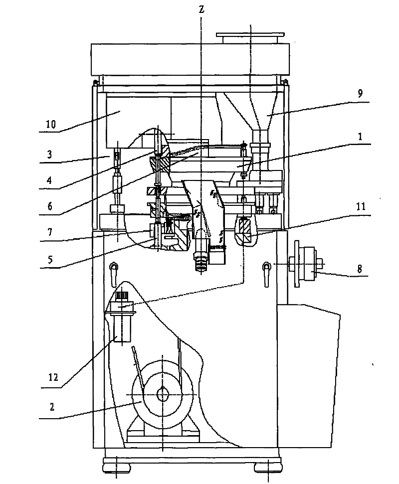 High speed tablet press