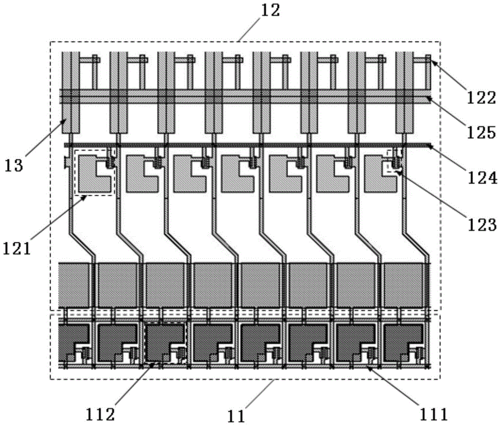 A pixel array substrate and a flat panel sensor including the same