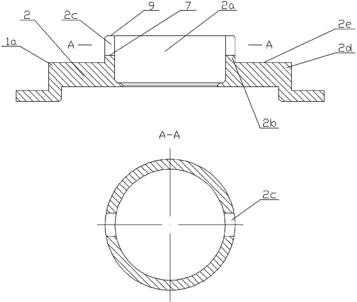 Press-in mechanism for dual oil seals