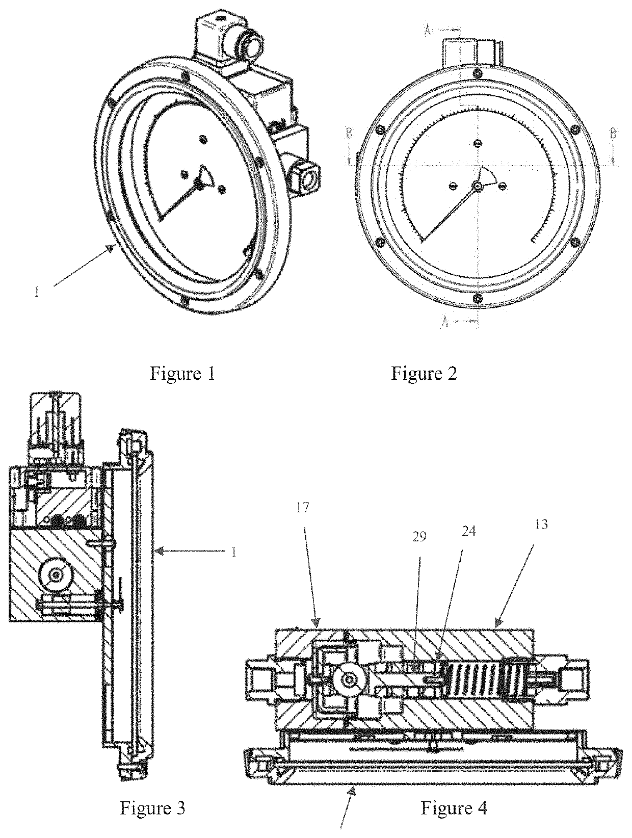 Differential pressure indicating device