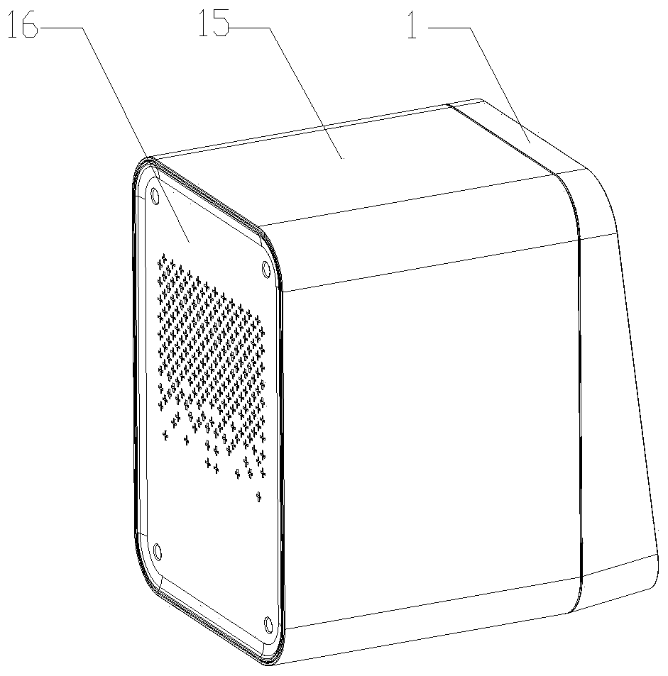 Automatic sliding-up and opening type semiconductor refrigerator