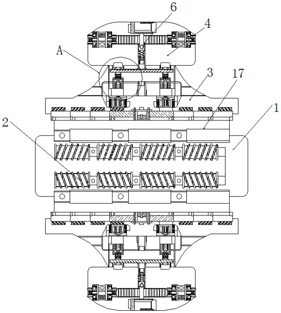 Safe voltage regulating mechanism of three-phase autotransformer