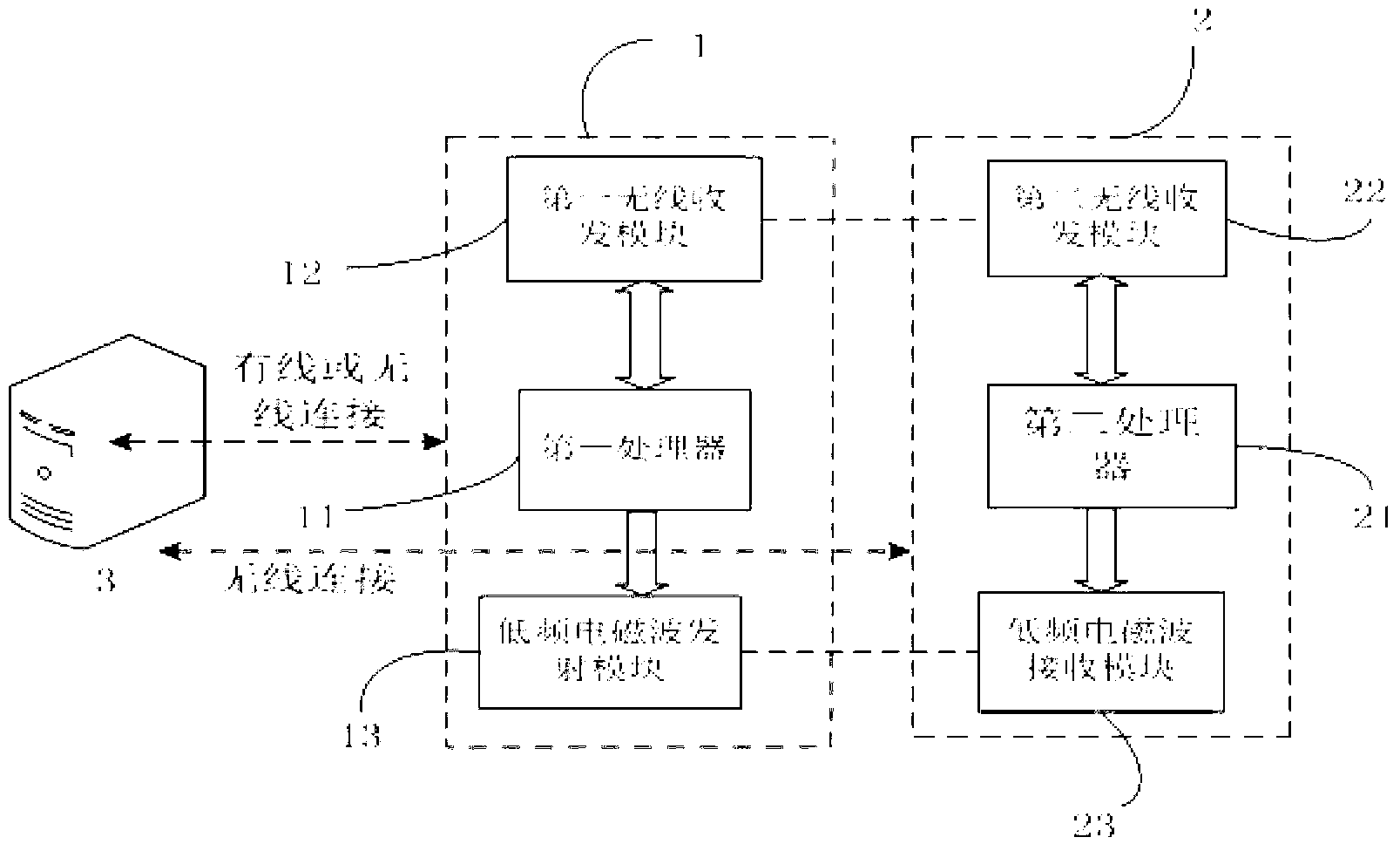 Target location and tracking system and method based on low-frequency electromagnetic wave