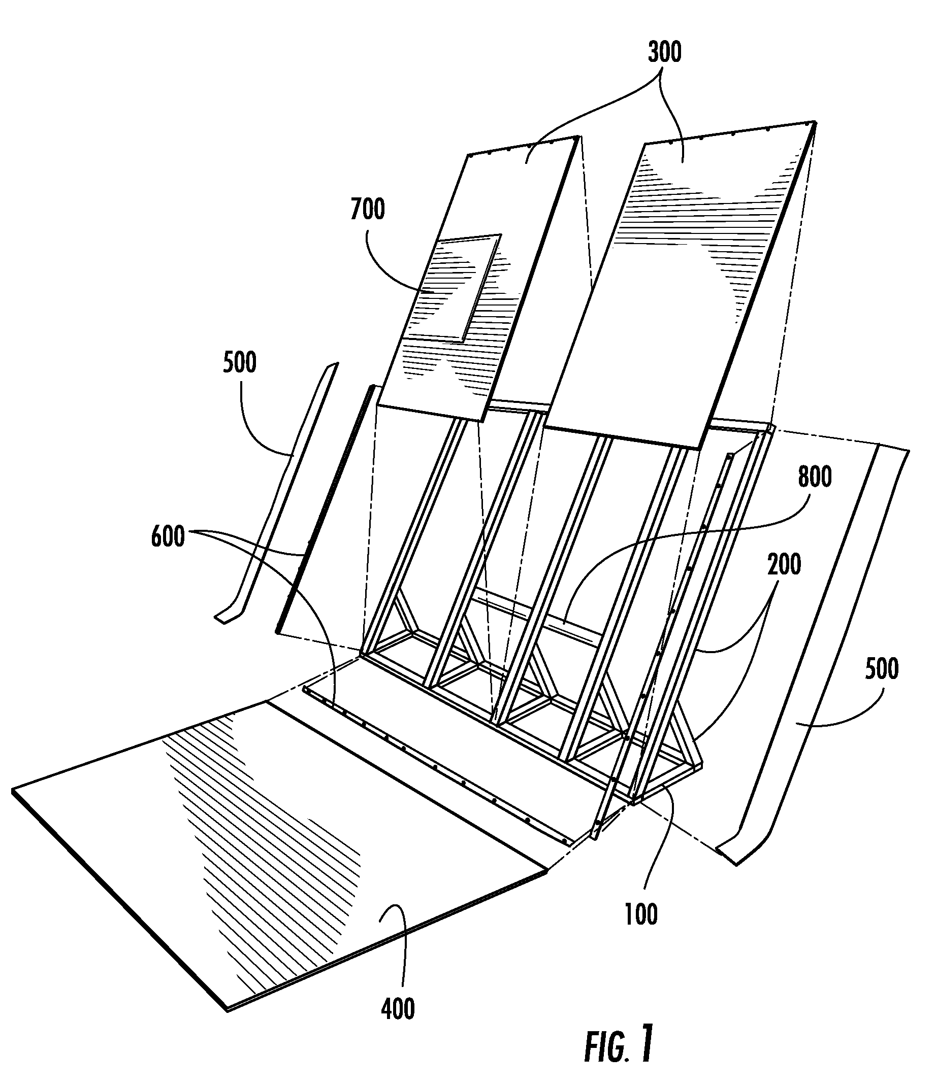 Moving headboard trailer ejector and floor cleaning apparatus