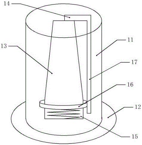 Roll toilet paper extracting device