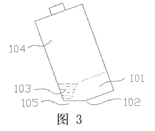 Container capable of prompting liquid surplus