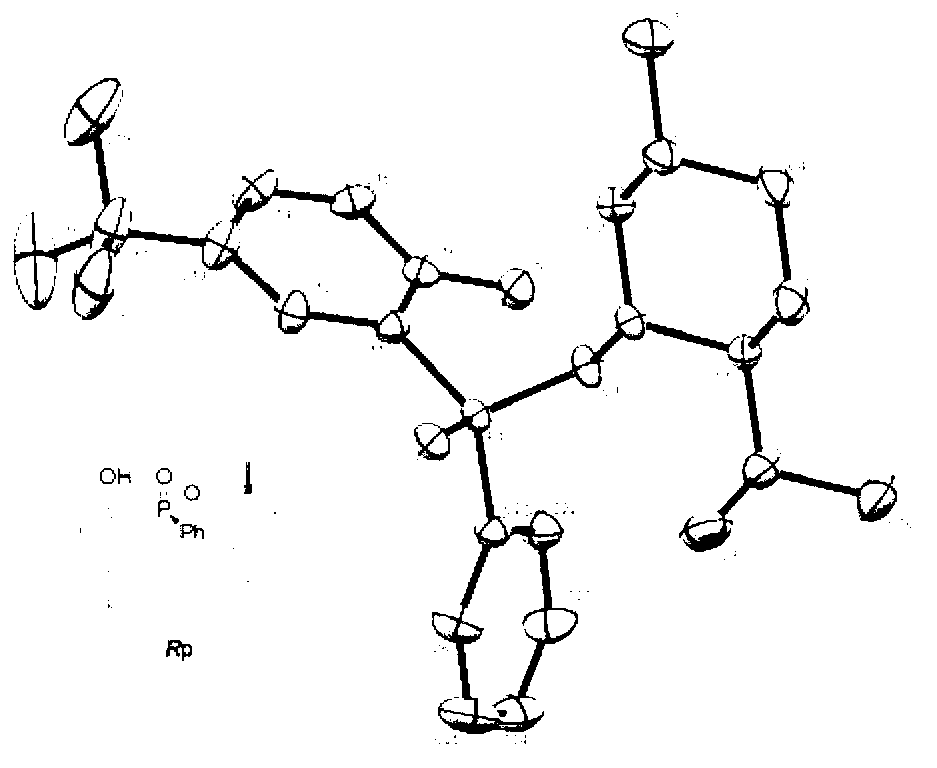 Phenol derivative containing (Rp)-2-chiral phosphinate substituent and preparation method thereof