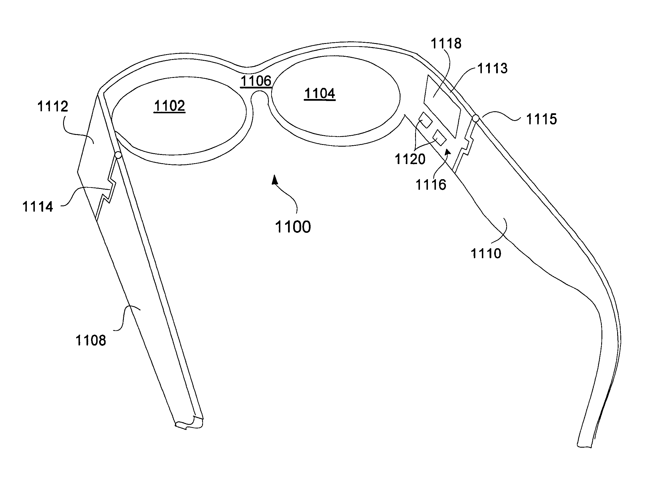 Eyewear supporting electrical components and apparatus therefor