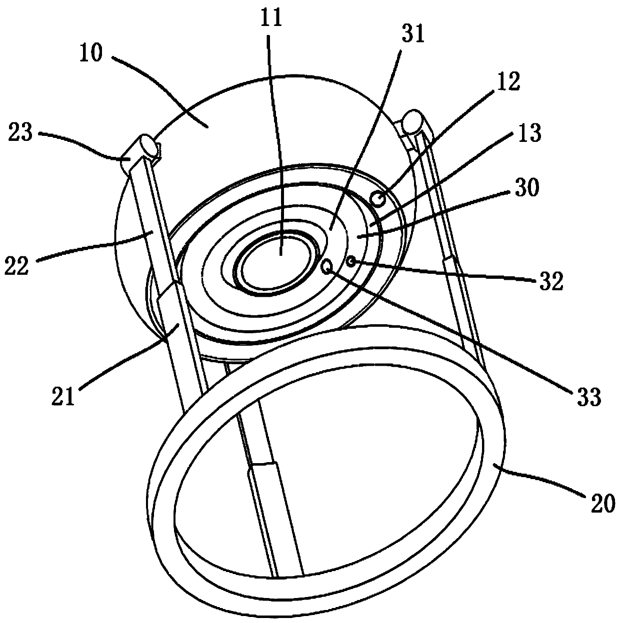 Protection device of omnidirectional motion platform