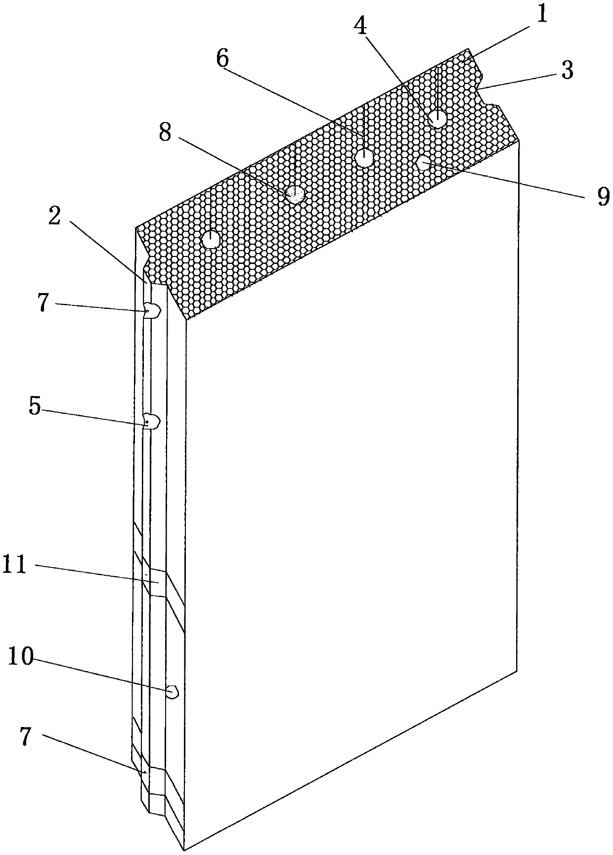 Method for preparing lightweight wallboard by utilizing aluminum tailings slag