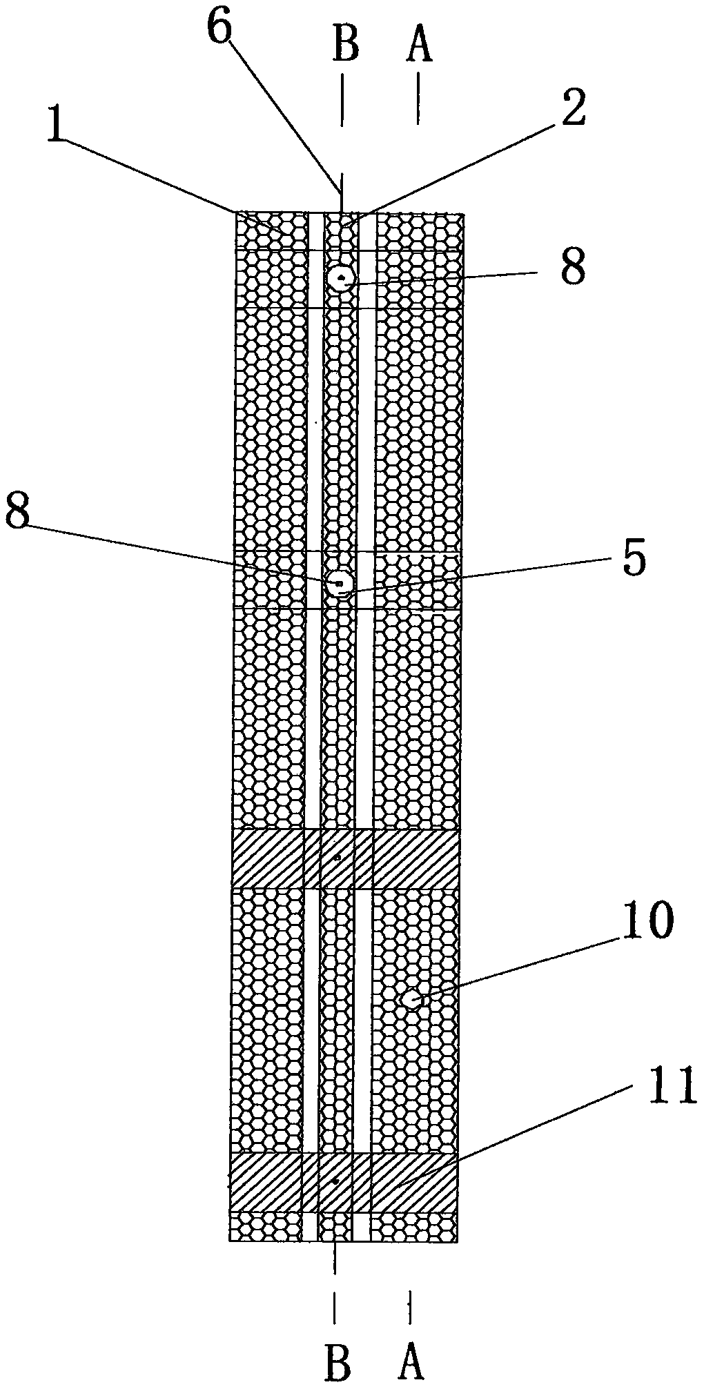 Method for preparing lightweight wallboard by utilizing aluminum tailings slag