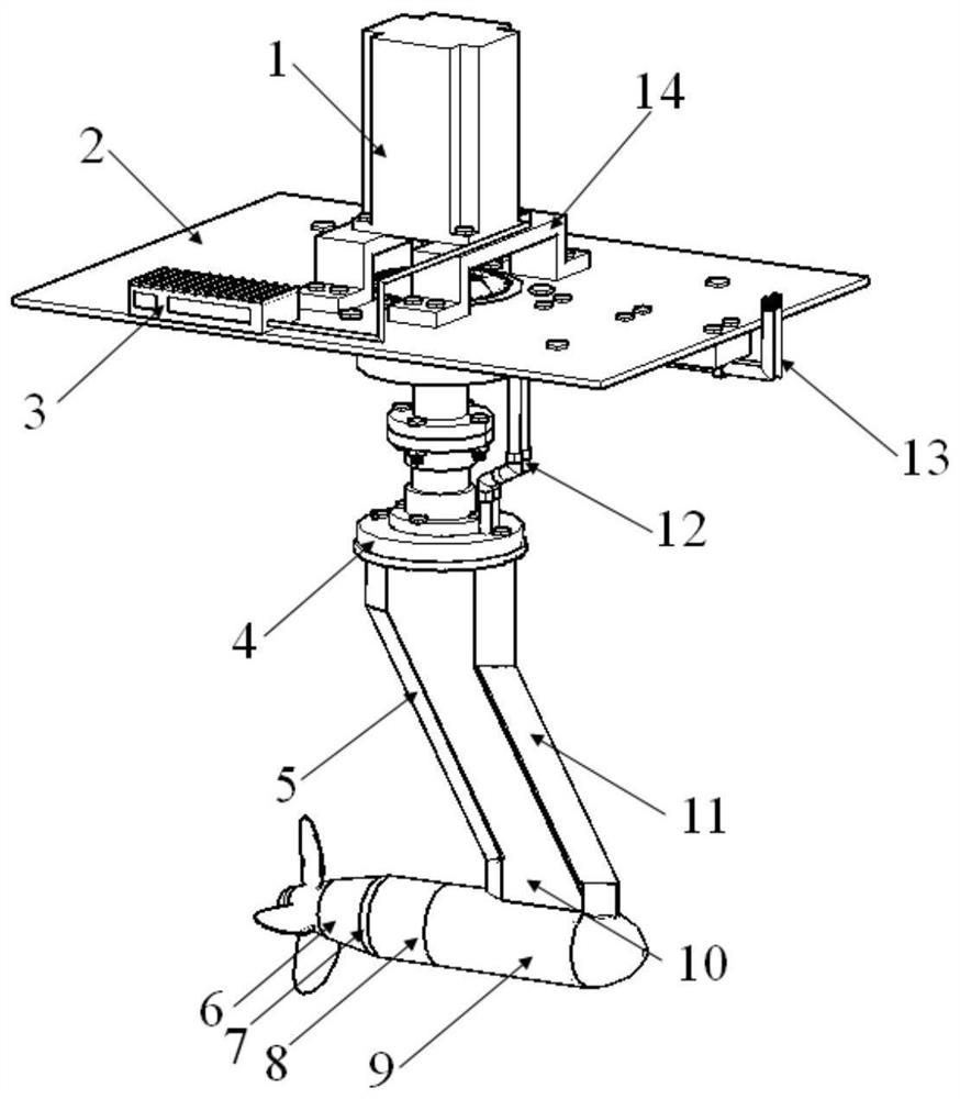 A hydraulically driven pod propeller for testing