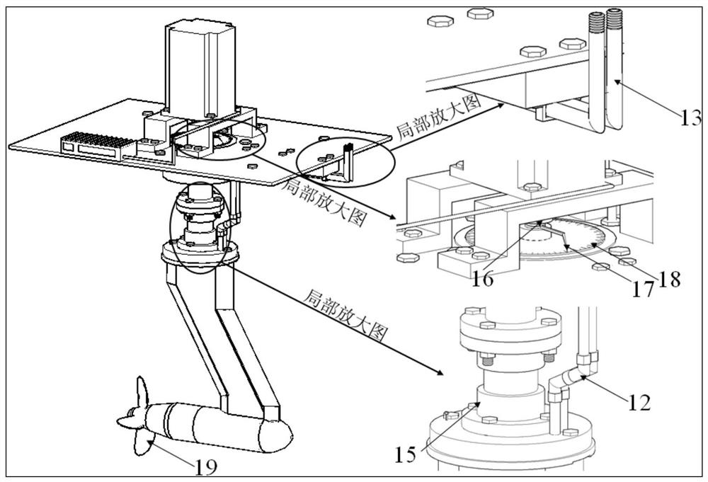 A hydraulically driven pod propeller for testing