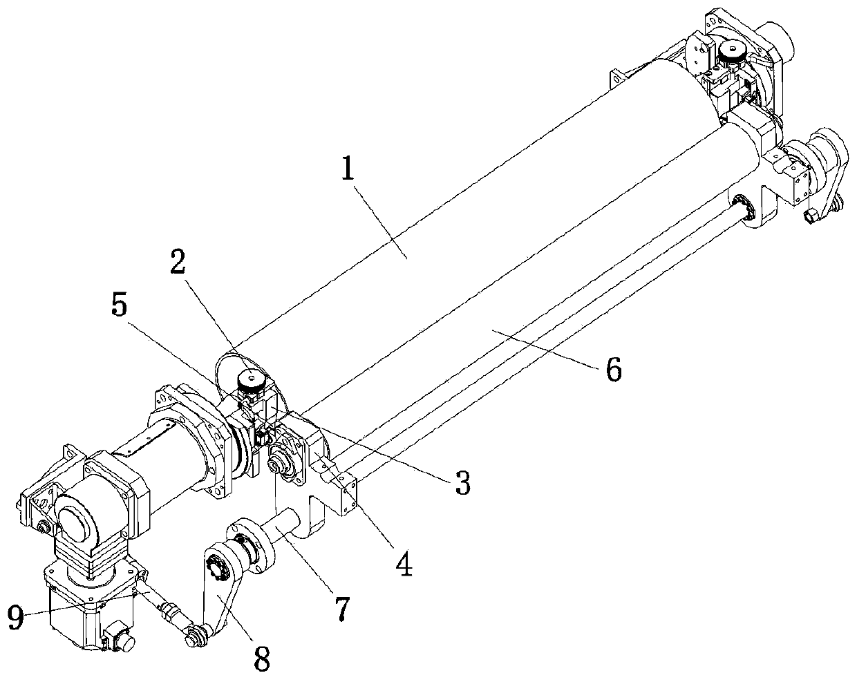 Pressure roller gap adjustment device