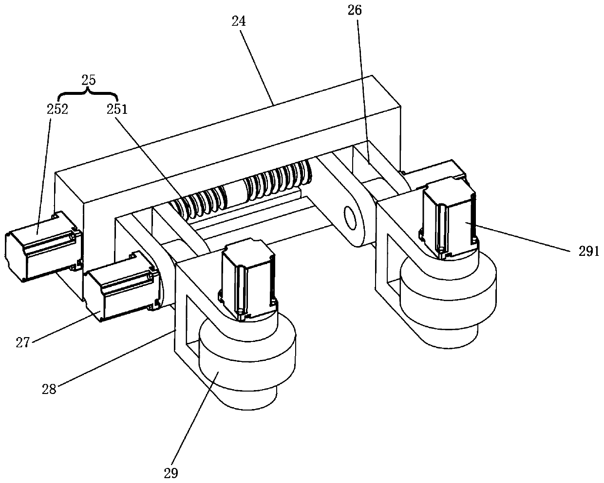 Stamping die waste discharging mechanism and stamping die thereof