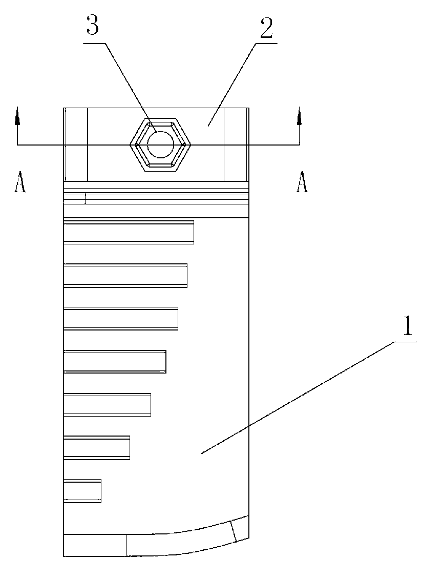 Automobile pedal fixing structure