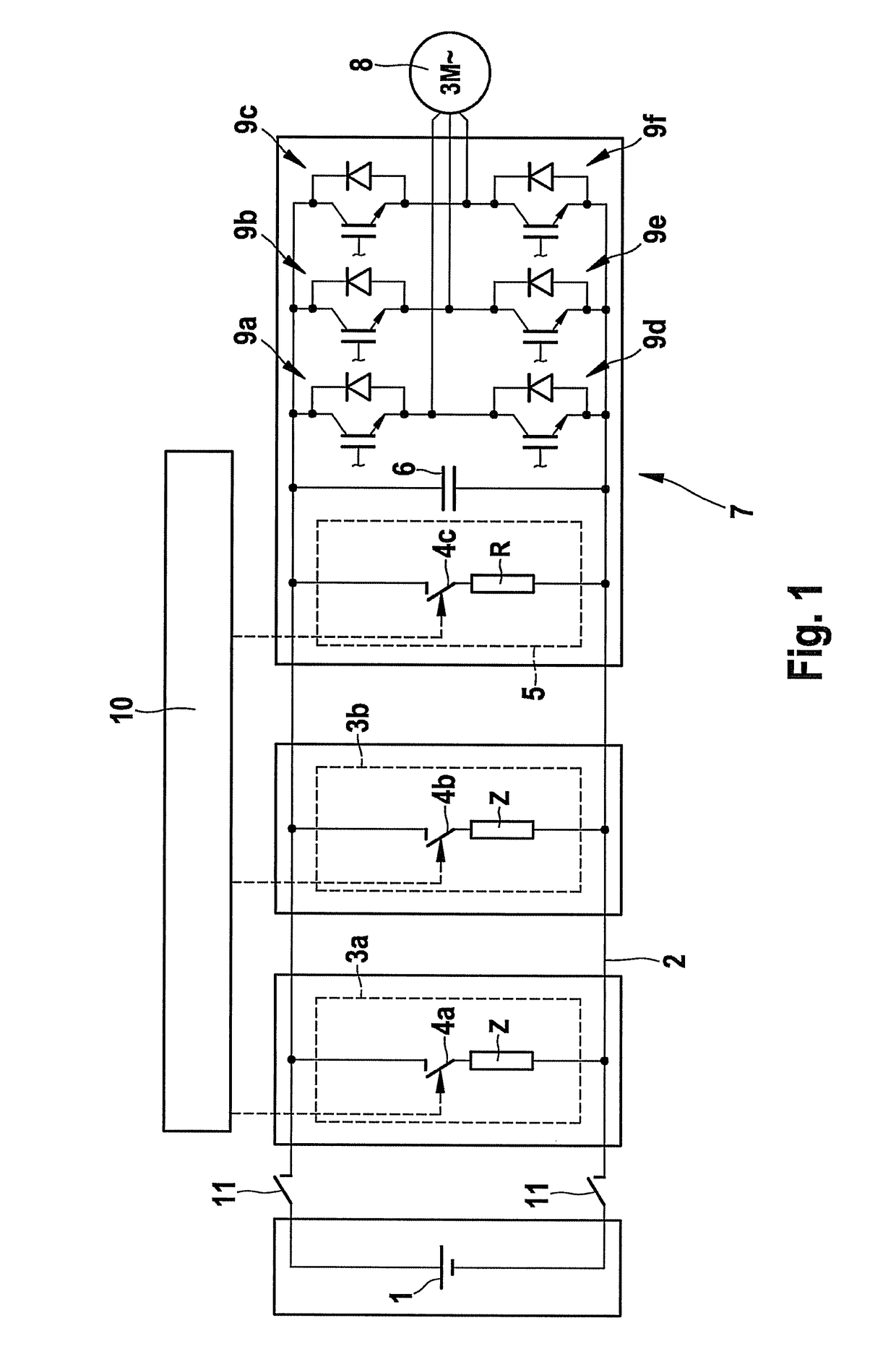 Method and device for discharging a high-voltage system