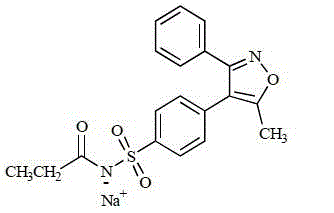 Parecoxib sodium anhydrous compound