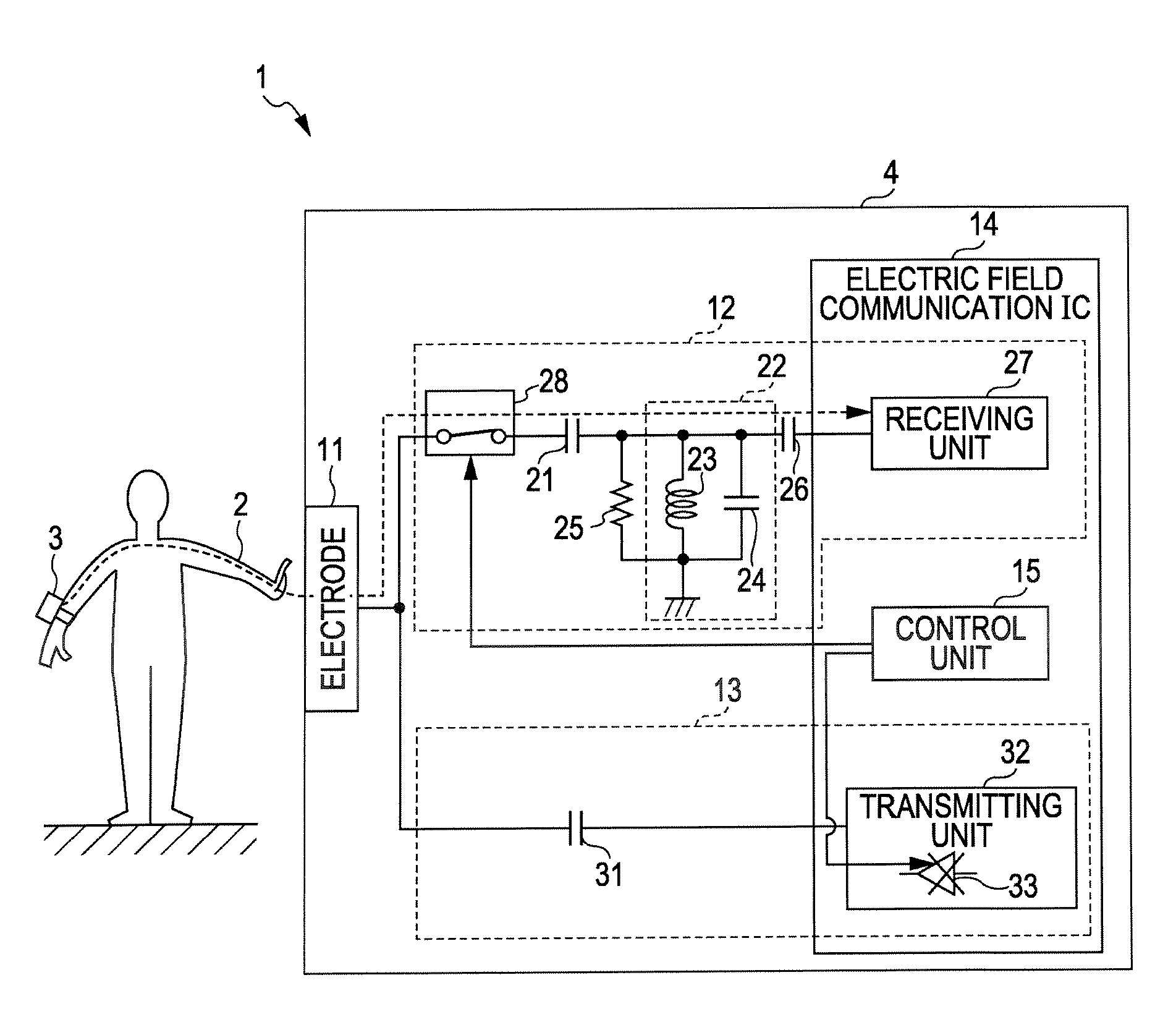 Transceiver and communication system including the same
