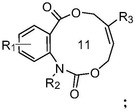 Aza11-membered ring compound, preparation method and application thereof, and medicine containing aza11-membered ring compound