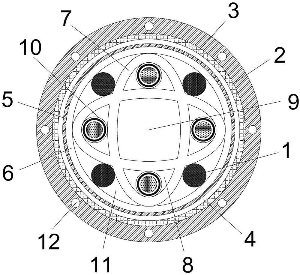 Fireproof anti-vibration cable