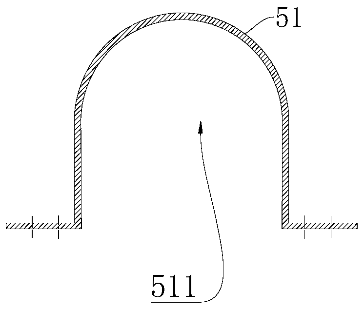 Wind-resistant and shock-absorbing structure of the main arch suspender