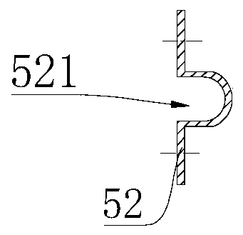 Wind-resistant and shock-absorbing structure of the main arch suspender