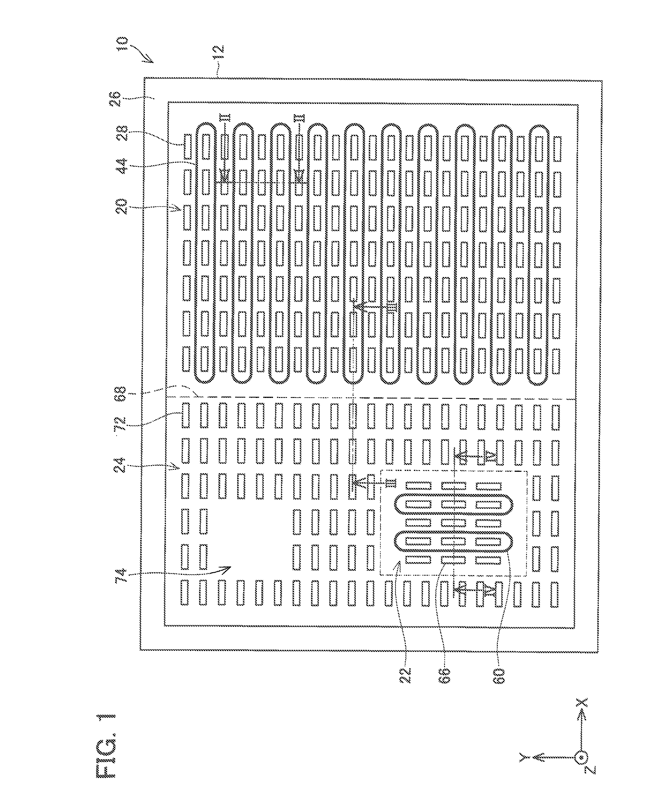 Semiconductor device comprising a main region, a current sense region, and a well region