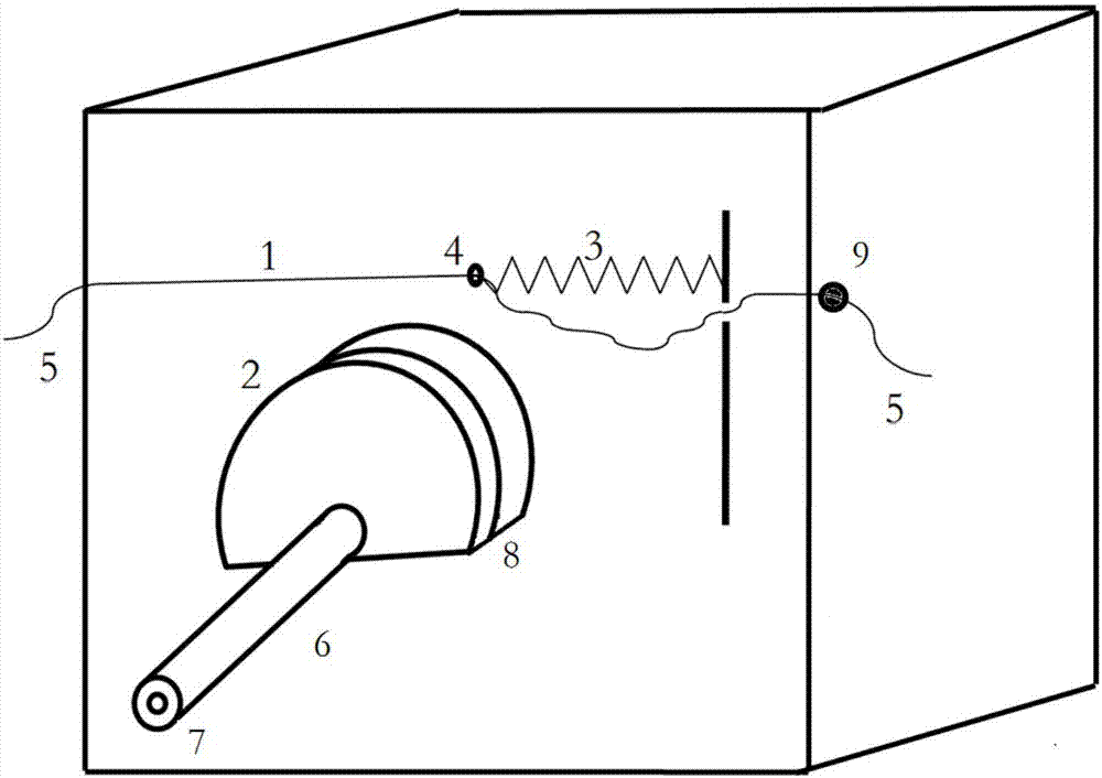 On-off state sensing device of lock cylinder and application thereof