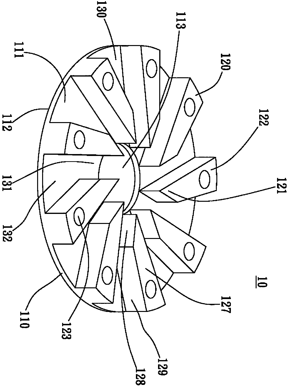 Fan blade structure and rotor set thereof